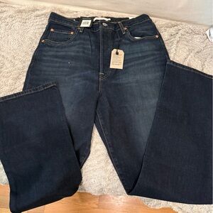 Levi's Dark Blue Straight-Leg Jeans